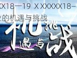 ⅩXXXXX18一19 ⅩXXXXX18—19：XXXX 行业的机遇与挑战