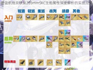 基于碧蓝航线双联装203mmSKC主炮属性深度解析的实战应用研究