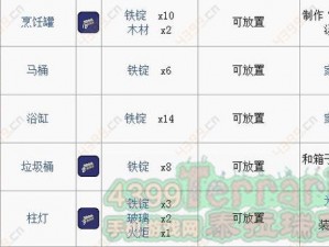 泰拉瑞亚铁砧制作教程：详细步骤分享，轻松掌握铁砧制作方法