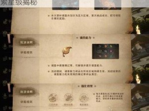 哈利波特魔法觉醒禁林探索之路：如何提升线索星级揭秘