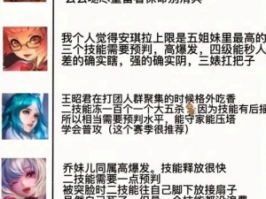 对面选王昭君，我方法师英雄策略选择与搭配技巧解析