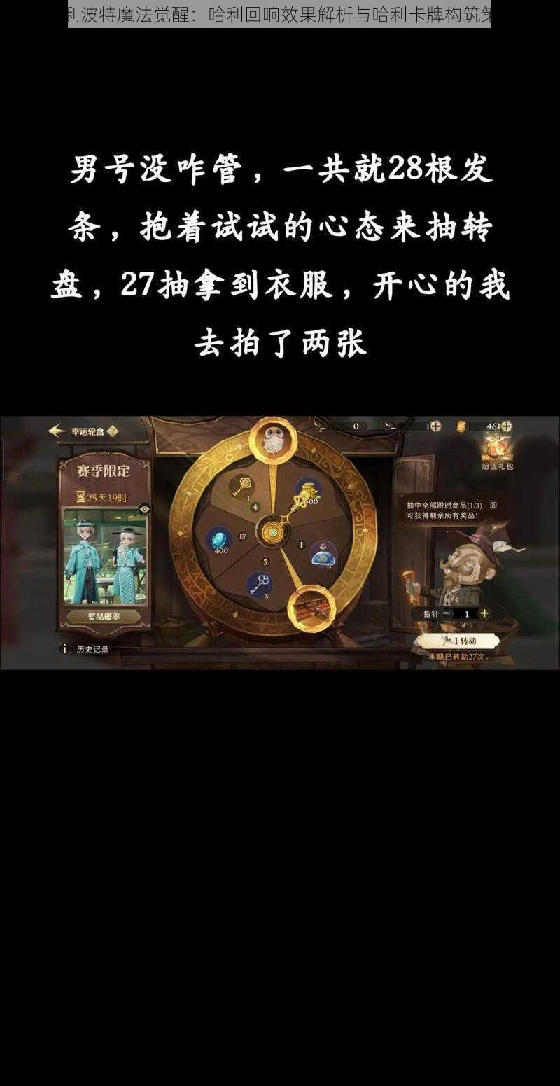 哈利波特魔法觉醒：哈利回响效果解析与哈利卡牌构筑策略