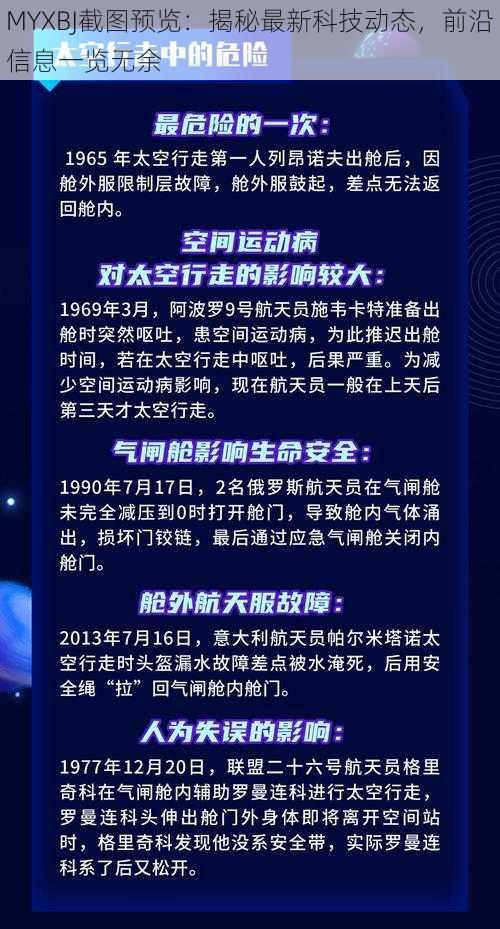 MYXBJ截图预览：揭秘最新科技动态，前沿信息一览无余