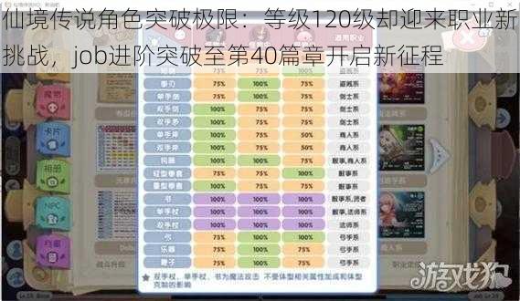 仙境传说角色突破极限：等级120级却迎来职业新挑战，job进阶突破至第40篇章开启新征程