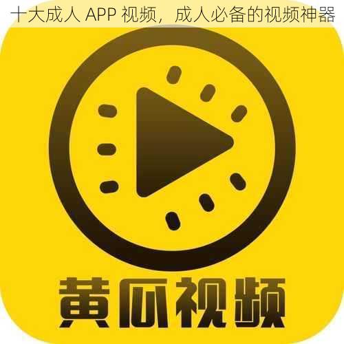 十大成人 APP 视频，成人必备的视频神器