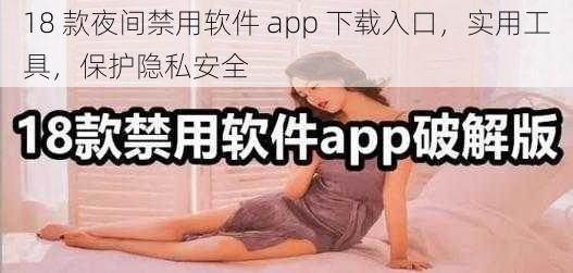 18 款夜间禁用软件 app 下载入口，实用工具，保护隐私安全