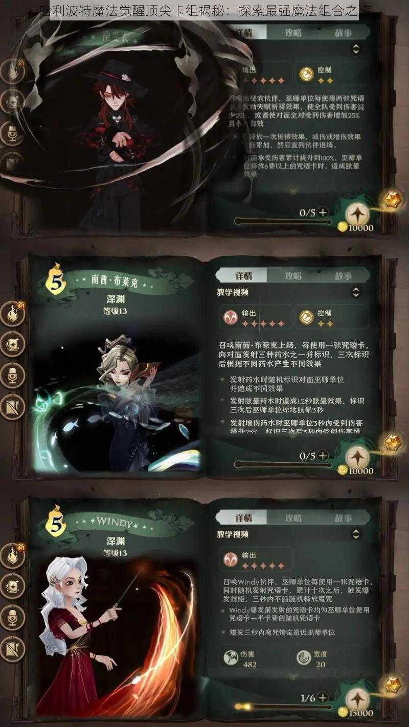 哈利波特魔法觉醒顶尖卡组揭秘：探索最强魔法组合之旅