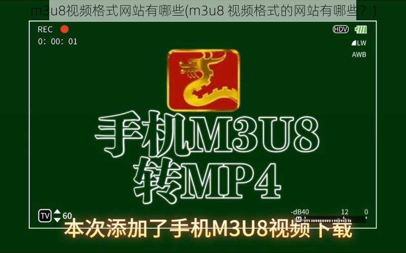 m3u8视频格式网站有哪些(m3u8 视频格式的网站有哪些？)