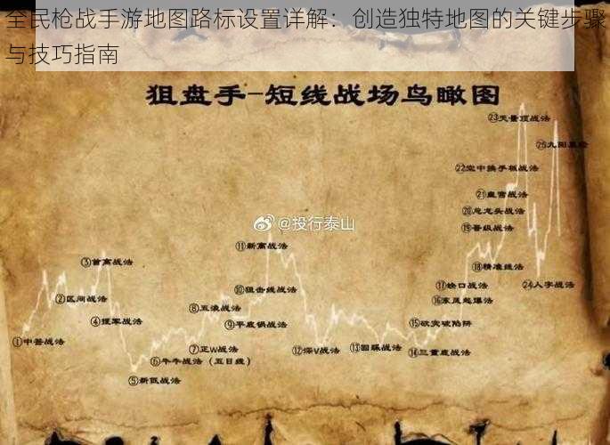 全民枪战手游地图路标设置详解：创造独特地图的关键步骤与技巧指南