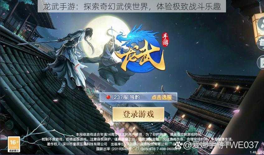 龙武手游：探索奇幻武侠世界，体验极致战斗乐趣