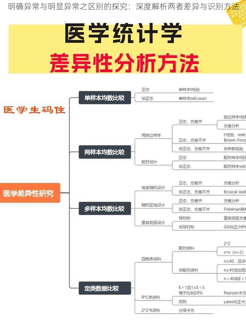 明确异常与明显异常之区别的探究：深度解析两者差异与识别方法